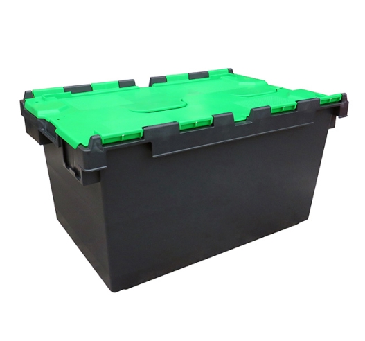 Black and Green Large Storage Crate Boxes