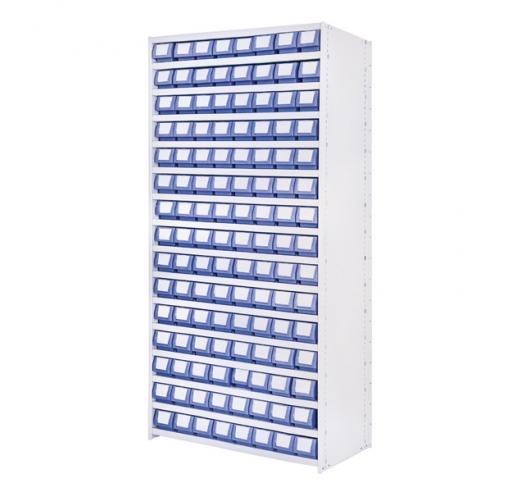 Delta Plus Shelving Bay A with Shelf Trays