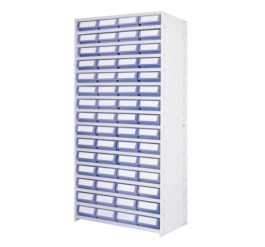 Delta Plus Shelving Bay A with Shelf Trays