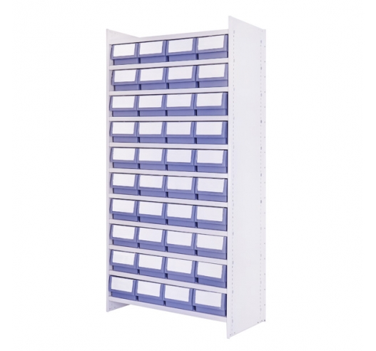 Delta Plus Shelving Bay A with Shelf Trays