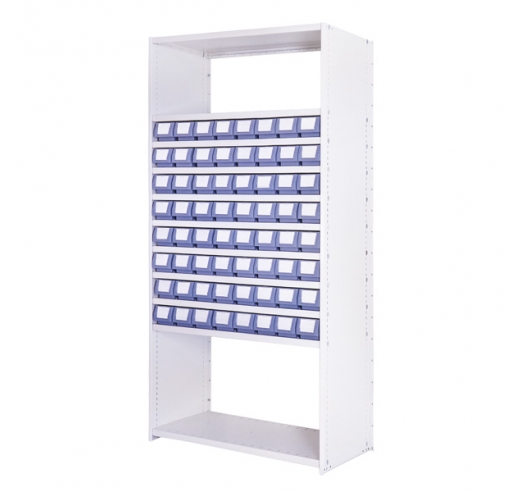 Delta Plus Shelving Bay A with Shelf Trays