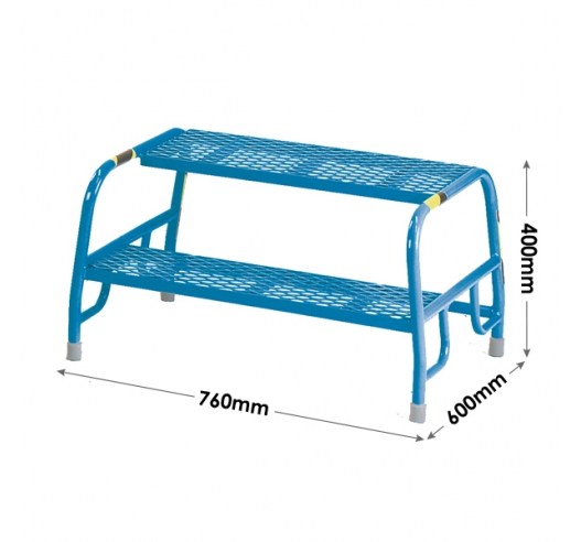 2 Tread Steps Dimensions