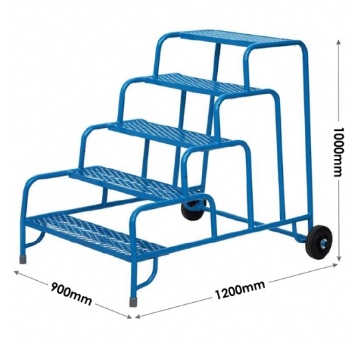 5 Tread Steps Dimensions