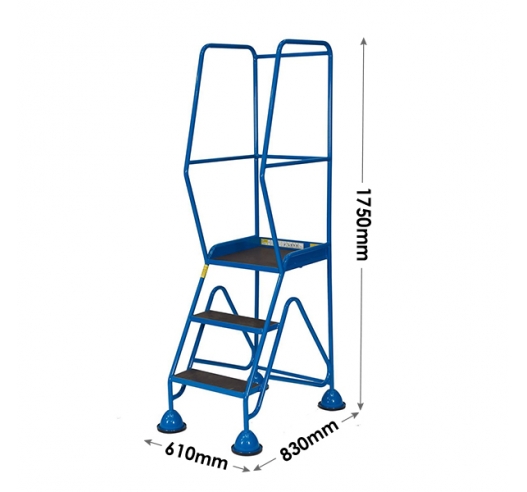 3 Tread Steps Dimensions