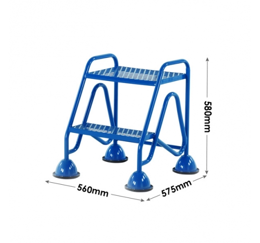 2 Tread Steps Dimensions