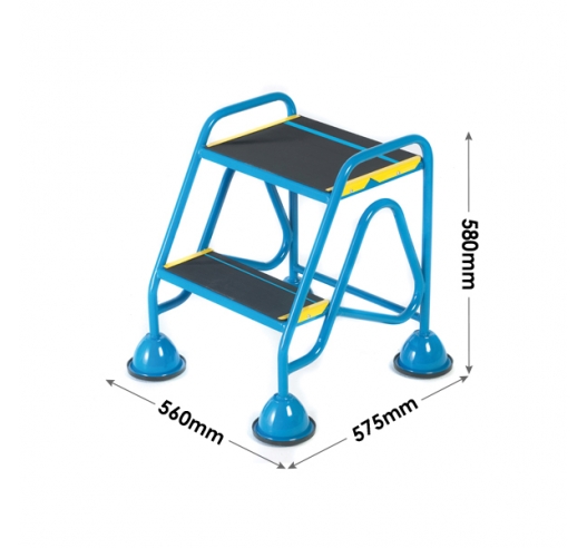 2 Tread Steps Dimensions