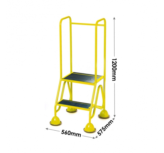 2 Tread Steps Dimensions