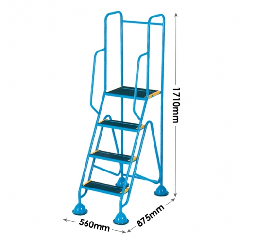 4 Tread Steps Dimensions