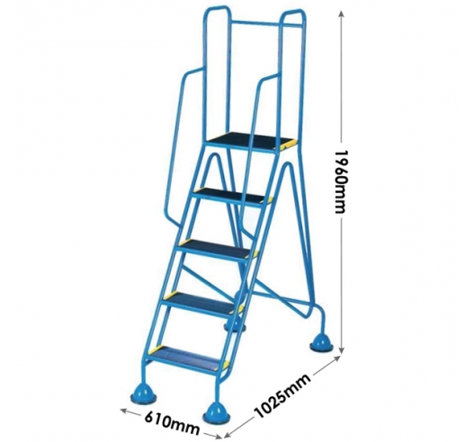 5 Tread Steps Dimensions