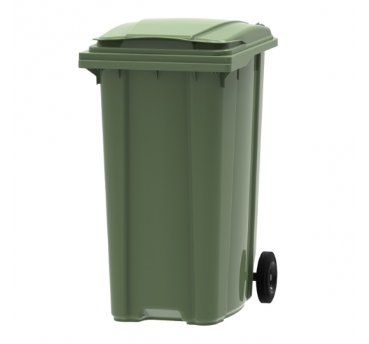 Green 360 Litre Wheelie Bin