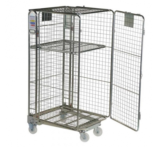 Nestable Roll Cages with Gate