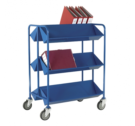 Book Trolley in Blue