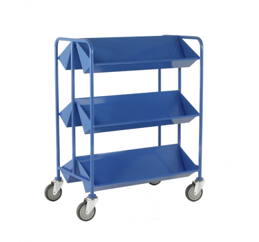 Double Sided Book Trolley