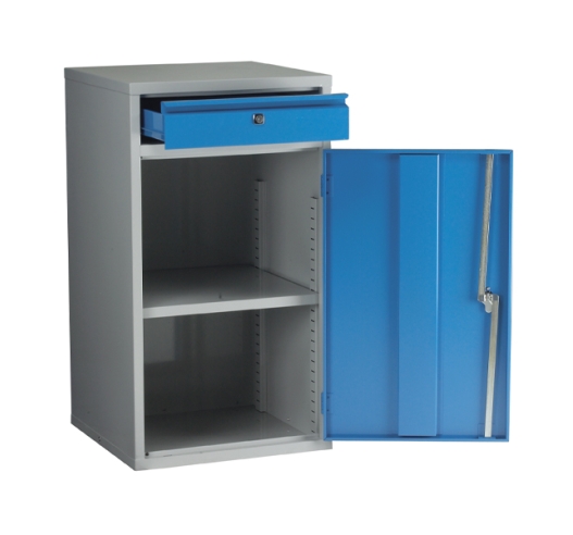 EC0901 Floor Cabinet With 2 Adjustable Shelves Open