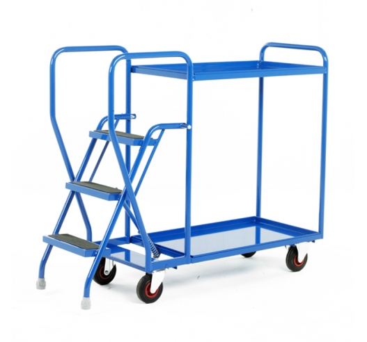 Step Tray Trolley With 3 Steps