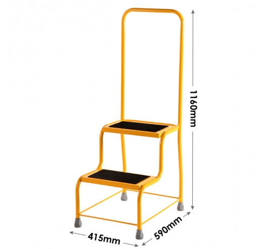 Double Step With Handrail Dimensions