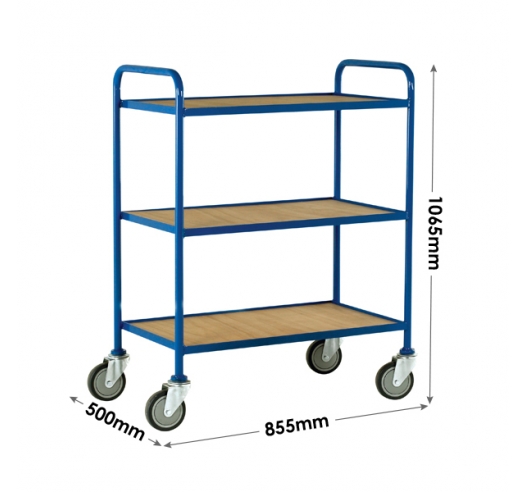 Three Tier Trolley Dimensions