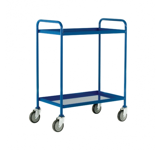 Two Tier Trolley With Blue Epoxy Trays