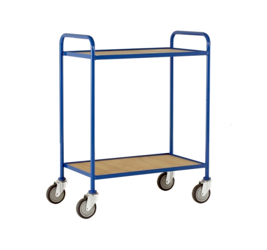 Two Tier Trolley With Fixed Ply Trays