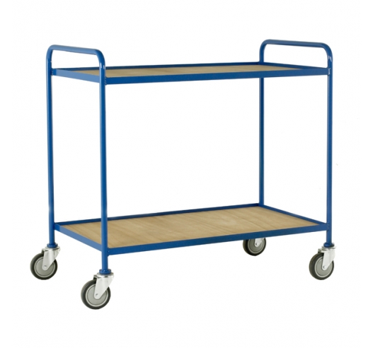 Two Tier Trolley With Fixed Ply Trays