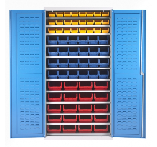 Bin Cabinet With 68 Picking Bins