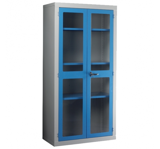 Blue Polycarbonate Cabinet