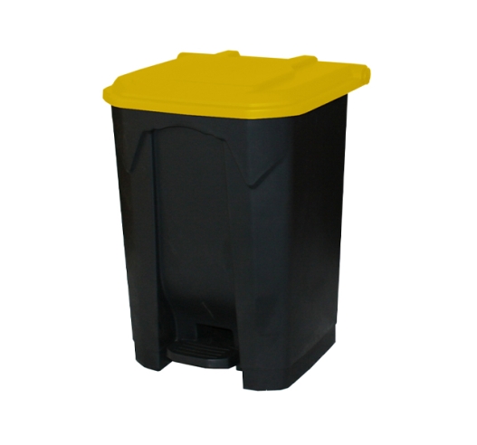 50 Litre Bin With Yellow Lid