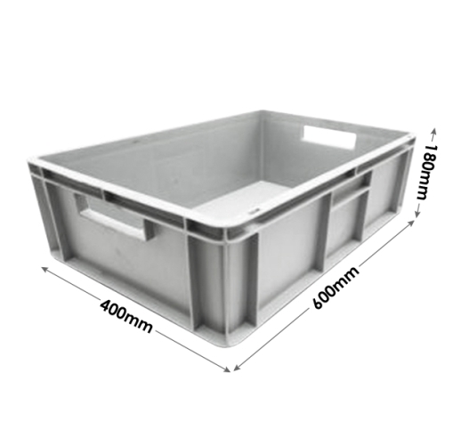 600 x 400 x 180mm euro stacking container