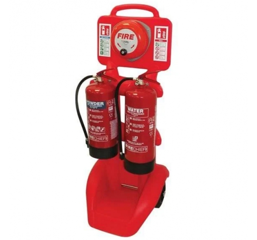 Fire Extinguishers On Trolley Kit