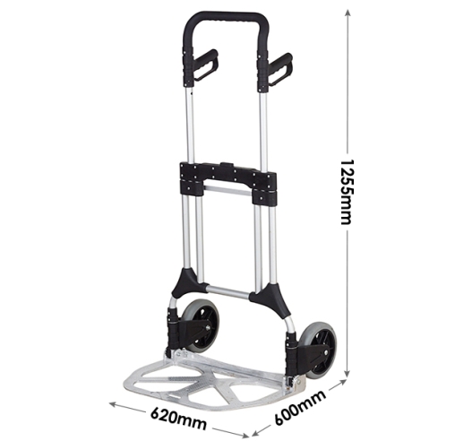 GI043Y Compact Sack Truck Unfolded Dimensions
