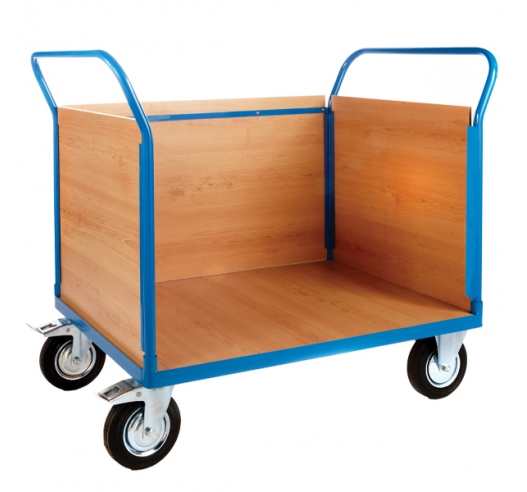 Platform Truck With 3 Veneer Sides