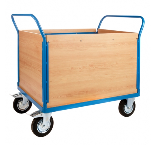 Platform Truck With 4 Veneer Sides