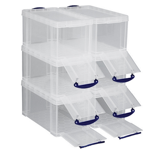 8 Litre Boxes With Drop Down Door Stacked