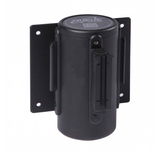 Wall Mounted Belt Barriers In Black