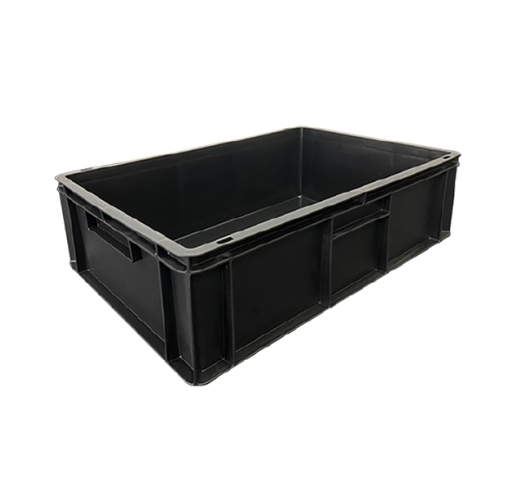 Black Euro Container With Hand Grips