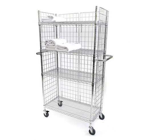 Chrome Wire Linen Trolley