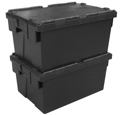 Stackable Large Plastic Crates - 55 Litres