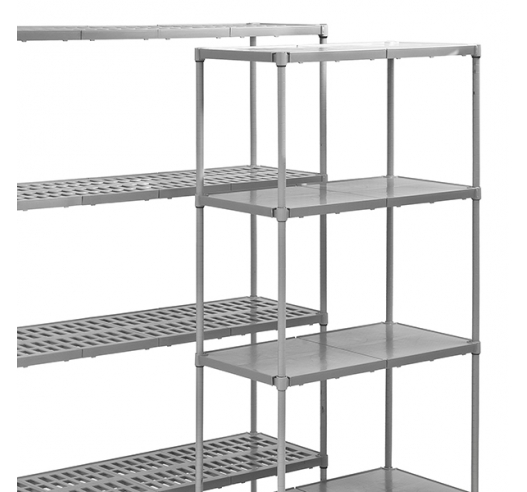 Example of Solid And Vented Shelving