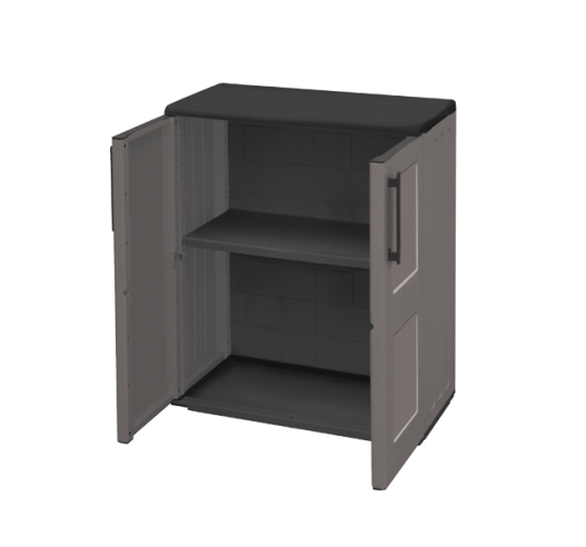 CLD084D Double Compact Cupboard Open