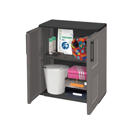 CLD084D Double Compact Cupboard Open