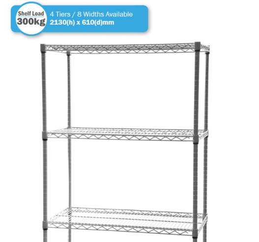 Eclipse Perma Plus Wire Shelving Bay