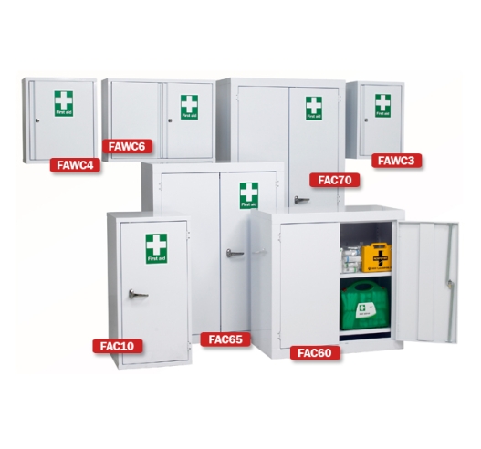 Full Range Of First Aid Cupboards