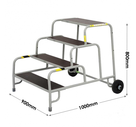 4 Tread Steps Dimensions