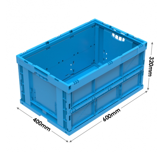 Folding Container in Blue or Grey