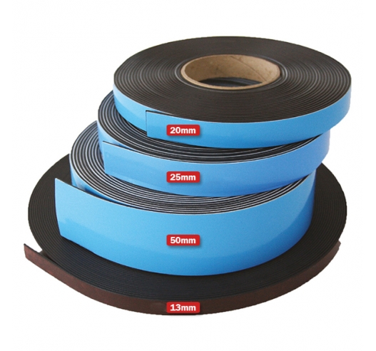 Magnetic Self-Adhesive Strip Sizes