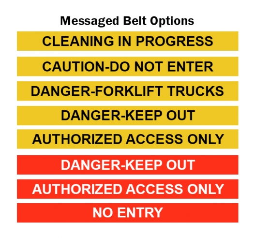 Messaged Belt Options