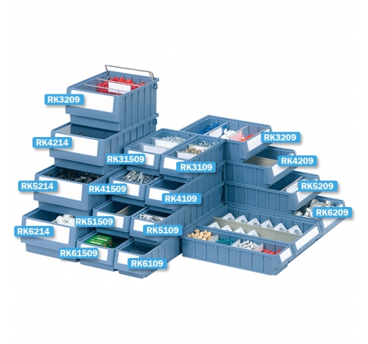 Labelled Group of Shelf Trays