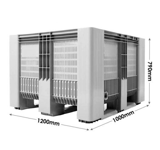 Perforated Vented Plastic Pallet Box