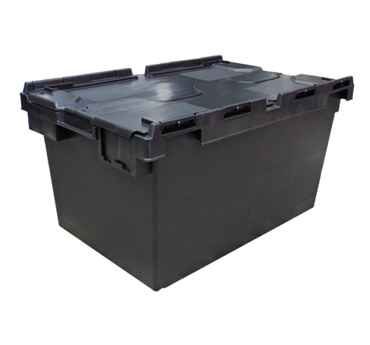 Black LC3 80 Litres Plastic Crates