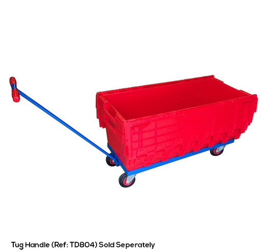 Dolly With Tug Handle And Crates